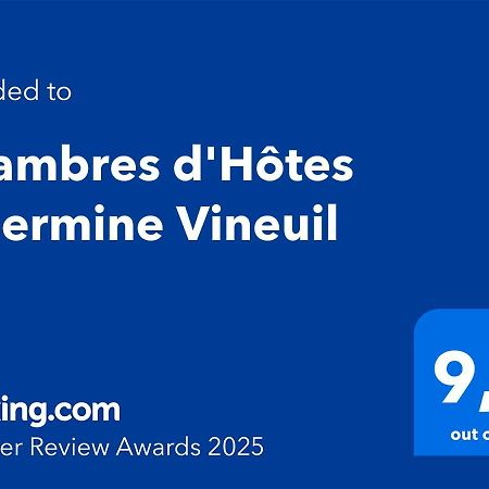 Chambres D'Hotes L'Hermine Vineuil Vineuil  Zewnętrze zdjęcie